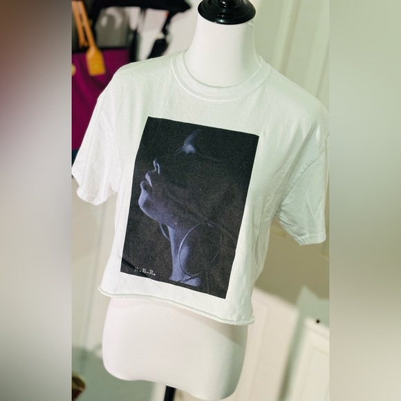 H.E.R cropped white concert t-shirt - Picture 5 of 5
